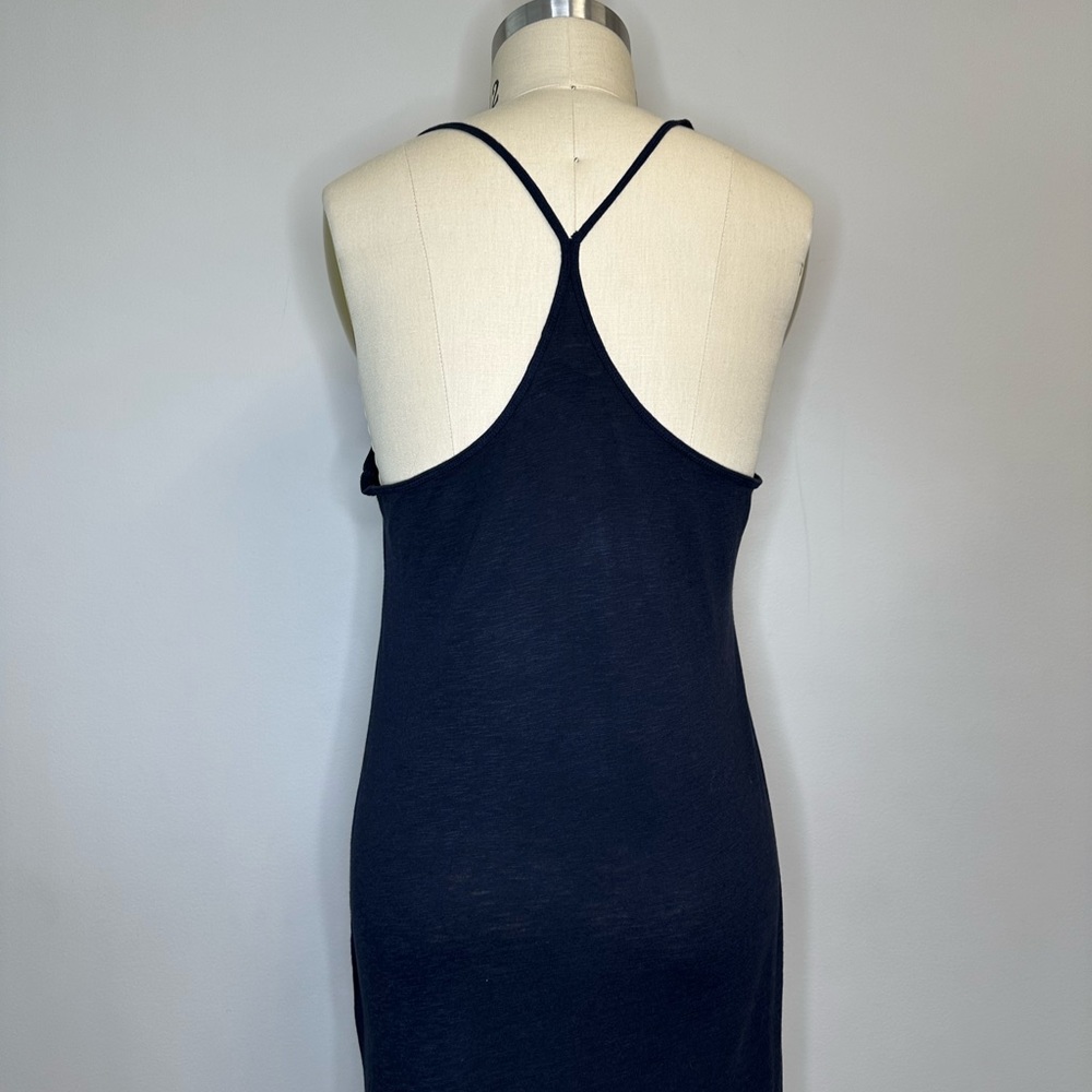 Navy Basic Racerback Maxi Dress - Picture 6 of 8